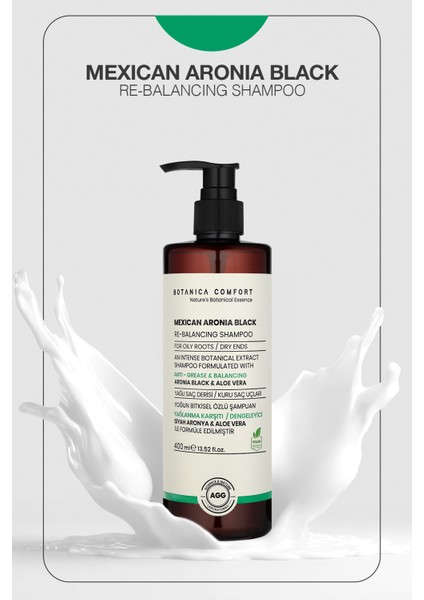 Sebum Dengeleyici Yağlanma Karşıtı Siyah Aronya Üzümü Aleo Vera Özlü Kök Güçlendirici Şampuan 400 Ml fırsatları