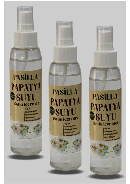 Papatya Suyu 100 Ml - Chamomile Floral Water x 3 Adet