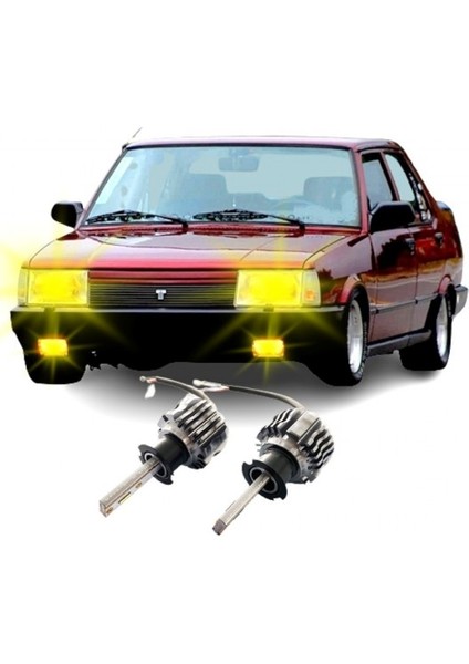 Tofaş Şahin H3 Sarı LED Sis Ampulü Zero Yellow