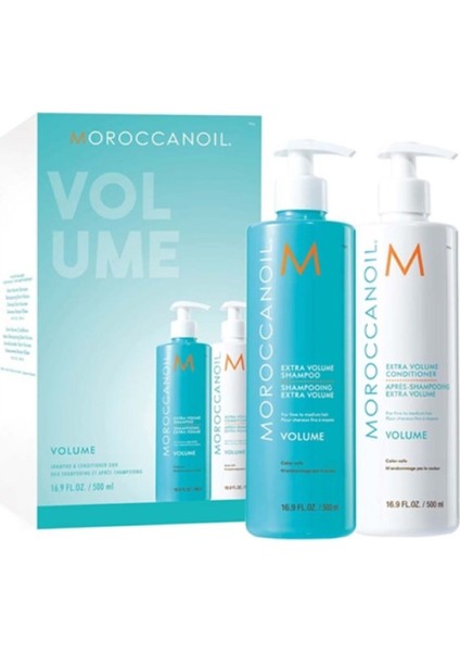 Moroccanoıl Volume Volume Canlandırıcı Hacim Şampuanı ve Saç Kremi 500ML+500ML fırsatları