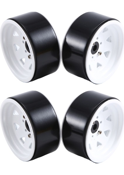 4pcs 1.9 Inç Metal Beadlock Tekerlek Göbeği 1/10 Rc Paletli Araba Trx4 Eksenel SCX10 90046 AXI03007 Redcat Gen8, Beyaz 8 (Yurt Dışından)