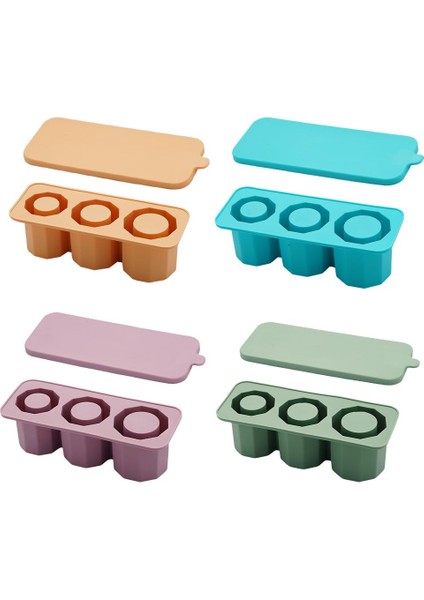 Buz Küpü Tepsi Tumbler Fincan Silikon Silindir Buz Küpü Makinesi Kapaklı Kalıp Için Kupası Dondurucu Buzlu Içecek Suyu Wh K3Q3 (Yurt Dışından) fırsatları