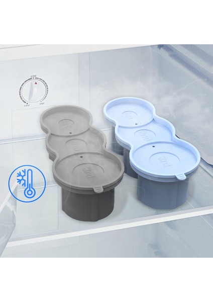 Silikon Silindir Buz Küpü Tepsi Kapaklı Yeniden Kullanılabilir Buz Blokları Tepsileri Bardak Bardak Kolay Bırakma (Yurt Dışından) fırsatları