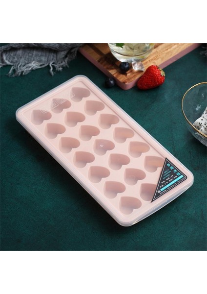21 Kalp Şeklinde Yuvarlak Silikon Buz Kalıp Buz Kutusu Popsicle Kalıp Barware Viski Buz Topu Kalıp Yaratıcı Kapaklı Mutfak Aletleri (Yurt Dışından)