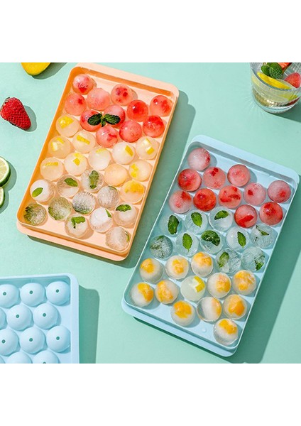 33 Izgaralar Buz Topları Kalıpları 3D Buz Küpü Makineleri Dıy Plastik Kalıplar Dondurma Araçları Buz Kalıbı Kutusu (Yurt Dışından)