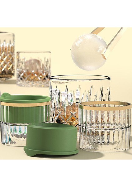 Itme Tipi Mutfak Silikon Buz Küpü Kalıpları Yeniden Kullanılabilir Buz Izgara Tepsisi Diy Viski Içecek Kapaklı Buz Kalıbı Gıda Sınıfı Buz Küpü Kutusu (Yurt Dışından)