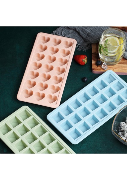 21 Kalp Şeklinde Yuvarlak Silikon Buz Kalıp Buz Kutusu Popsicle Kalıp Barware Viski Buz Topu Kalıp Yaratıcı Kapaklı Mutfak Aletleri (Yurt Dışından)