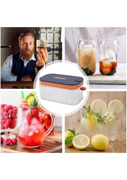 Dondurucu Için Buz Küpü Tepsileri Kapaklı Buz Küpü Kalıbı 32 Izgaralar Dondurucu Kolay Açılan Buz Tepsisi Kapaklı ve Saklama Kutusu Buz Kalıpları (Yurt Dışından) modelleri