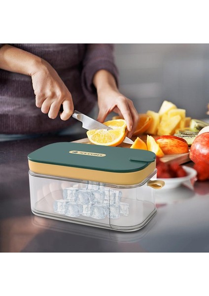 Dondurucu Için Buz Küpü Tepsileri Kapaklı Buz Küpü Kalıbı 32 Izgaralar Dondurucu Kolay Açılan Buz Tepsisi Kapaklı ve Saklama Kutusu Buz Kalıpları (Yurt Dışından) fırsatları