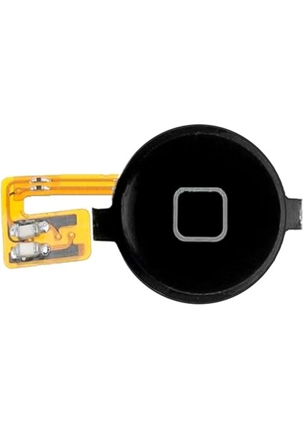 iPhone Uyumlu 3g Home Tuş Joystick Orta Tuş Filmi ve Buton Set Siyah