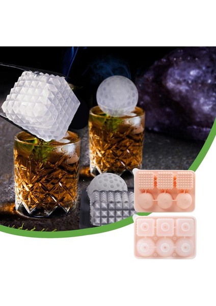 Silikon Buz Tepsileri 2'si 1 Arada 6 Kavite Büyük Buz Küpü Tepsileri Istiflenebilir Dondurucu Buz Tepsileri Yeniden Kullanılabilir Viski Buz Küpü Kalıpları Buz Küpü (Yurt Dışından) indirimleri
