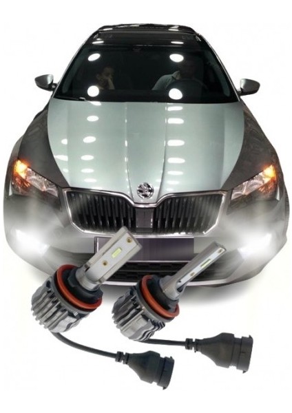 Skoda Superb LED Sis Farı Ampulu Zero H8