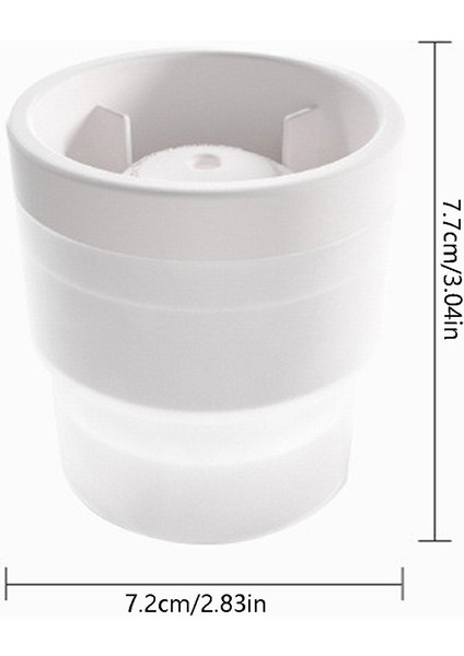 Küre Buz Küpü Kalıp Mutfak Istiflenebilir Yavaş Eriyen Dıy Buz Topu Yuvarlak Jöle Kokteyl Viski Içecek Için Kalıp Yapma (Yurt Dışından) fiyatları