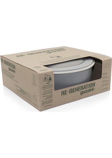 Yuvarlak Yemek Kabı - Gri