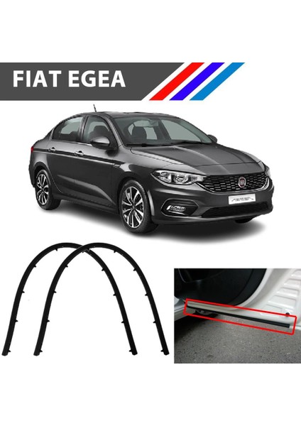 Nvr Fiat Egea Sedan Ön Kapı Çerçeve Altı Sızdırmazlık Fitili 2 Adetli Set