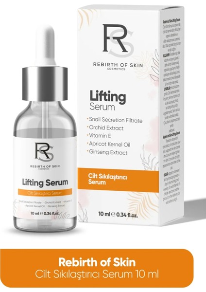 Rebırth Of Skın Cilt Sıkılaştırmaya Yardımcı Lifting Serum