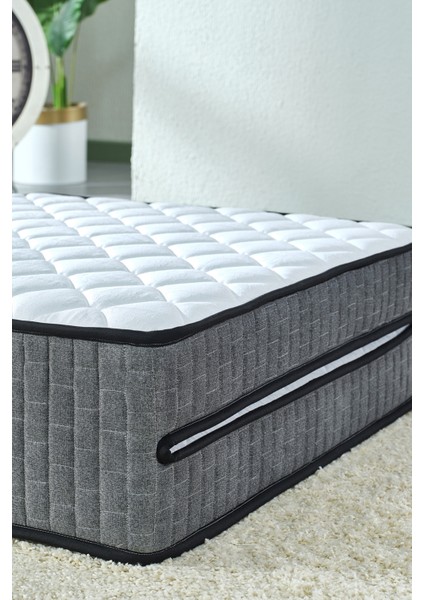Deluxe Gri 80x180 Katlanır Yatak, Yer Yatağı, Misafir Yatağı, Kamp Yatağı (Ölçü Seçenekli)