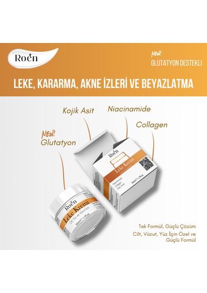 Leke Kremi, Cilt Krem, Kararma Ve Akne Izleri 50ml