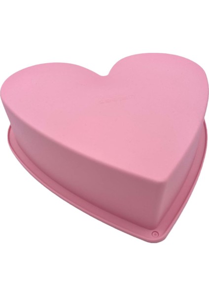 Kalpli Kek Tavası Silikon Kalıp (9 Inç), Romantik Gün Için Pişirme Pişirme Takımı Tepsisi, Doğum Günü Partisi, Sevgililer Günü, Fondan Kek, Turta, Tart Yapımı; Pembe; 7AF (Yurt Dışından) fırsatları