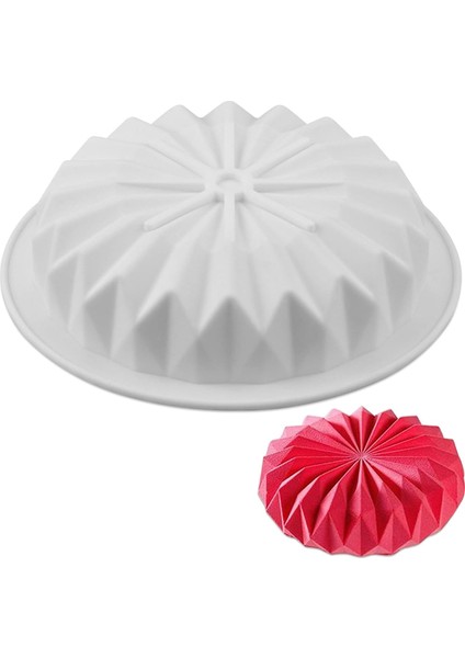 Yuvarlak Kek Tavası, 1 Adet Silikon Tava Büyük Çiçek Brownie Doğum Günü Pastası Ev Yapımı Pasta, Ekmek, Turta, Gökkuşağı Pastaları ve Şifon Kek Pişirme Kalıbı, Yapışmaz Tepsi Fırın (Yurt Dışından)