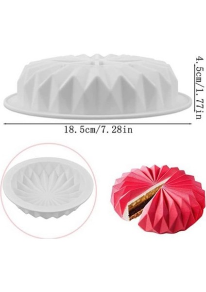 Yuvarlak Kek Tavası, 1 Adet Silikon Tava Büyük Çiçek Brownie Doğum Günü Pastası Ev Yapımı Pasta, Ekmek, Turta, Gökkuşağı Pastaları ve Şifon Kek Pişirme Kalıbı, Yapışmaz Tepsi Fırın (Yurt Dışından) fırsatları