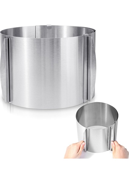 Kek Kalıbı 6 Ila 12 '' Ayarlanabilir Kek Halkası Kek Pişirme Malzemeleri Pişirme Halkaları Yuvarlak Paslanmaz Çelik Dekorasyon Bakeware Araçları Mus Pişirme Tatlı Kek Yapımı Için Ö (Yurt Dışından)