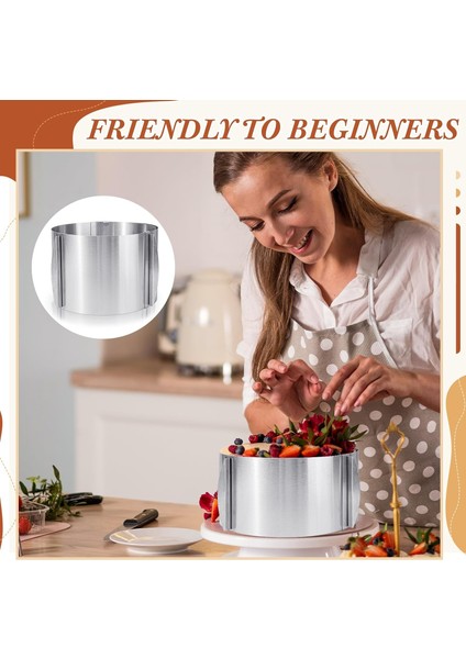 Kek Kalıbı 6 Ila 12 '' Ayarlanabilir Kek Halkası Kek Pişirme Malzemeleri Pişirme Halkaları Yuvarlak Paslanmaz Çelik Dekorasyon Bakeware Araçları Mus Pişirme Tatlı Kek Yapımı Için Ö (Yurt Dışından) fırsatları