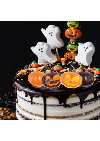 Sıcak Kakao Bombası Için Balkabağı Silikon Kalıp, 6 Boşluklu Jack-O-Lantern Kalıp Sıcak Çikolata Bombası, Cupcake, Jöle, Çikolata Pişirme Için Cadılar Bayramı Balkabağı Kalıbı (2'l (Yurt Dışından)