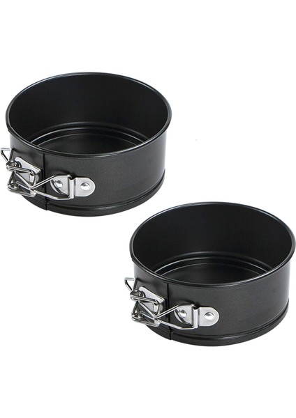 4,3 Inç Mini Yaylı Tava Seti 2 Parçalı Cheesecake Tavaları Çıkarılabilir Altlı Derin Tabak Tavaları Yuvarlak Kek Kalıpları Mini Cheesecake, Pizza ve Kiş Için Ip Aksesuarları (Yurt Dışından)