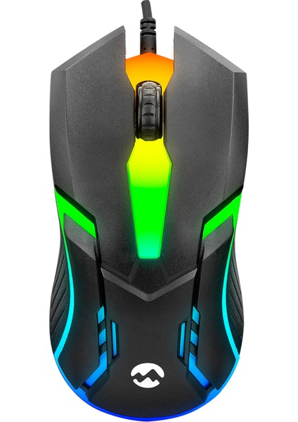 SM-G52 Usb Siyah Aydınlatmalı Gaming Oyuncu Mouse