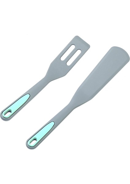 Mini Brownie Servis Spatulası, Bükülmüş Buzlanma Spatulası, Isıya Dayanıklı Esnek Yapışmaz Silikon, 2'li Set (Yurt Dışından)