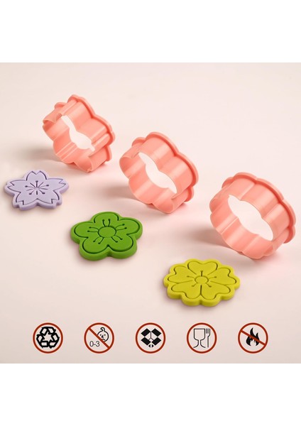 Paket Çiçek Çerez Kesiciler, Piston Damgalı 3D Kurabiye Kesici, Ev Mutfak Için 8 Stil Bahar Çiçekleri Çerez Pulları (Yurt Dışından) fiyatları