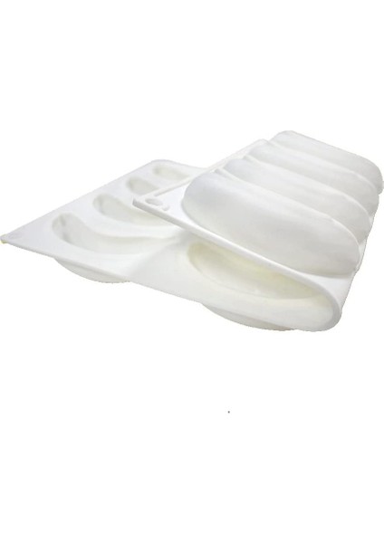 Silikon Kalıp Fırın Tepsisi Yapışmaz Pişirme Pasta Çikolatalı Kek Tatlı Dıy Dekorasyon Araçları (Muz R_11.8X6.8X0.08 Inç) (Yurt Dışından)