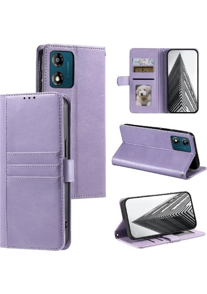 Motorola Moto G32 Pu Deri Kickstand 6 Kart Yuvaları Cüzdan Için Flip Case (Yurt Dışından)