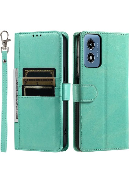Motorola Moto G Oynamak Için Flip Case 2024 Pu Deri Cüzdan 6 Kart Yuvaları (Yurt Dışından)