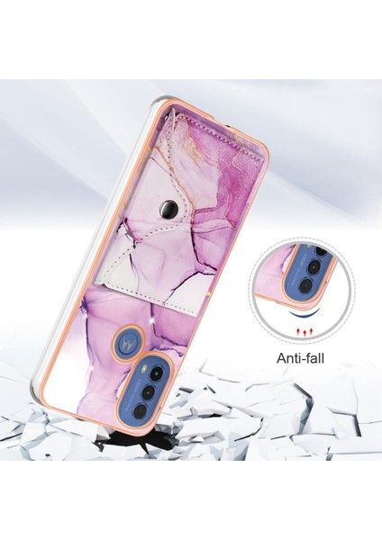 Motorola Moto E20/E30/E40 Mermer Ince Cüzdan Yumuşak Tpu Tampon Kartı (Yurt Dışından) fiyatları