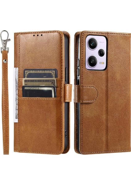 Xiaomi Redmi Not 12 Için Flip Case Pro 5g Cüzdan 6 Kart Yuvaları Kickstand (Yurt Dışından)