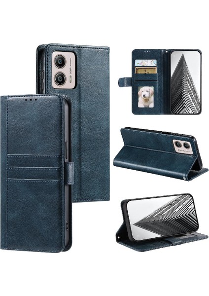 Motorola Moto G73 5g 6 Kart Yuvaları Kickstand Cüzdan Pu Için Flip Case (Yurt Dışından)