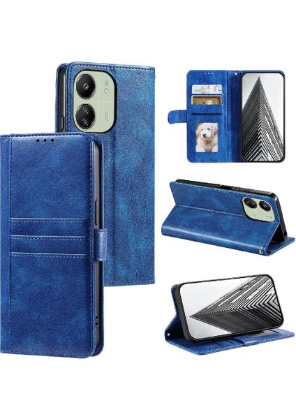 Xiaomi Redmi Için Flip Case Redmi 4g/5g Kickstand Cüzdan Pu Deri 6 Kart (Yurt Dışından)