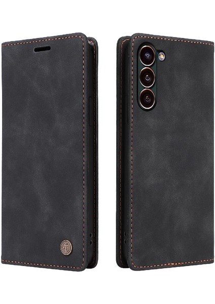 Samsung Galaxy S24 Için Flip Case Kapak Cüzdan Deri Kılıf Basit (Yurt Dışından)
