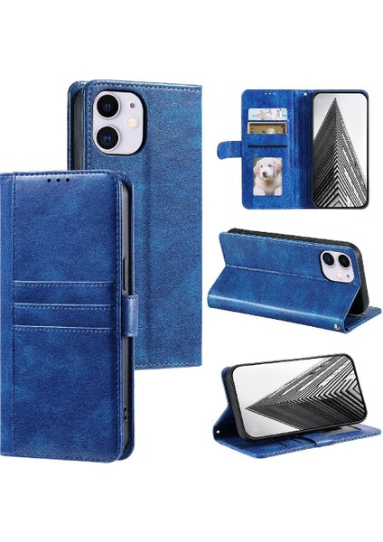 Iphone 11 Için Flip Case Pro Cüzdan 6 Kart Yuvaları Kickstand Pu Deri (Yurt Dışından)