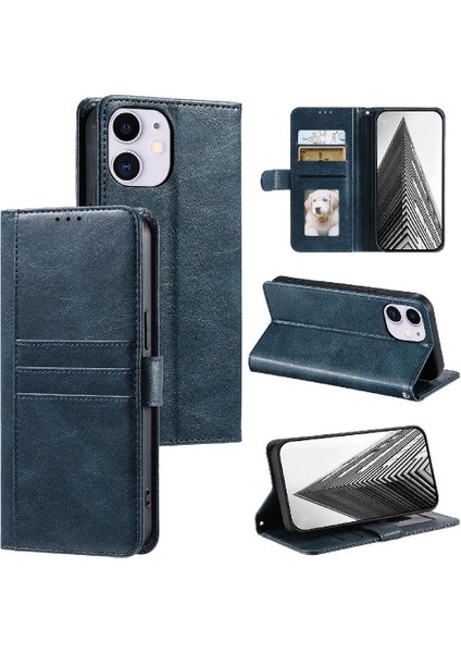 Iphone 11 Için Flip Case Pro Cüzdan 6 Kart Yuvaları Kickstand Pu Deri (Yurt Dışından)
