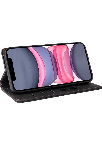 Iphone 11 Için Flip Case Cüzdan Kapak Çevirin Kılıf Darbeye Basit (Yurt Dışından) indirimleri