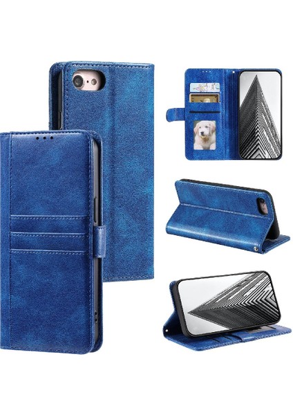 Iphone 6/6s Pu Deri Cüzdan Kickstand 6 Kart Yuvaları Için Flip Case (Yurt Dışından)