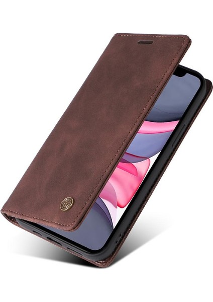 Iphone 11 Için Flip Case Cüzdan Kapak Çevirin Kılıf Darbeye Basit (Yurt Dışından) modelleri