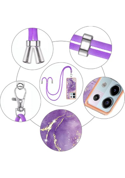 Xiaomi Redmi Için Not 13 Pro 5g Tampon Anti-Çizik Yumuşak Crossbody (Yurt Dışından) modelleri