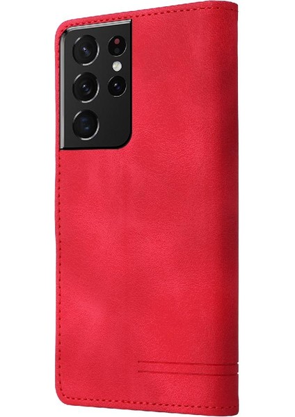 Samsung Galaxy S21 Için Flip Case Ultra Darbeye Deri Kılıf Kapak Çevirin (Yurt Dışından) modelleri