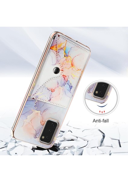 Samsung Galaxy A02S Ince Cüzdan Yumuşak Tpu Tampon Kart Yuvaları Mermer (Yurt Dışından) fırsatları