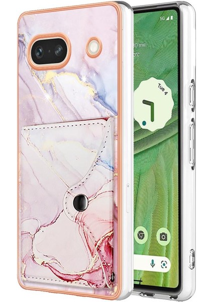 Google Piksel 7A Yumuşak Tpu Tampon Mermer Kart Yuvaları Için Kılıf Ince Cüzdan (Yurt Dışından) fiyatları
