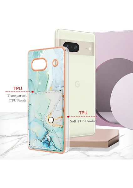 Google Piksel 7A Yumuşak Tpu Tampon Mermer Kart Yuvaları Için Kılıf Ince Cüzdan (Yurt Dışından) indirimleri